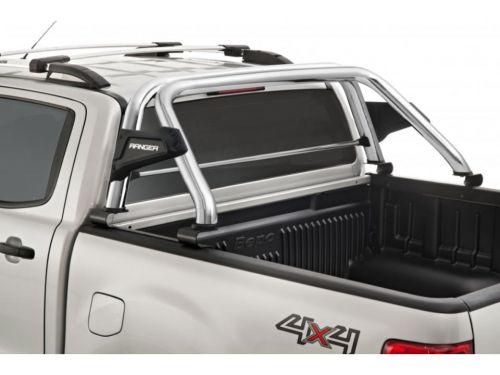 Barra Antivuelco Cromada Eco V2 Doblecaño Ford Ranger 2013+