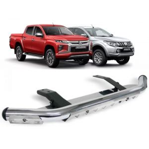 Defensa Baja Talampaya Cromada P/ Mitsubishi L200