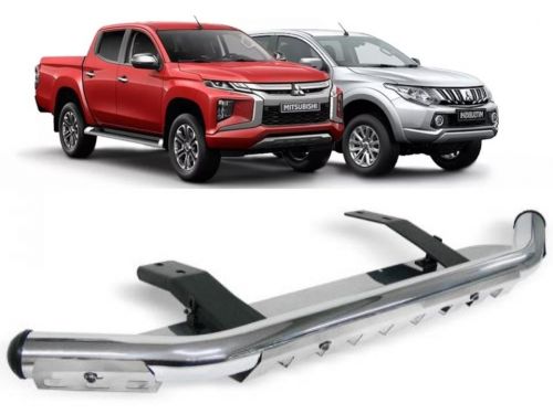 Defensa Baja Talampaya Cromada P/ Mitsubishi L200