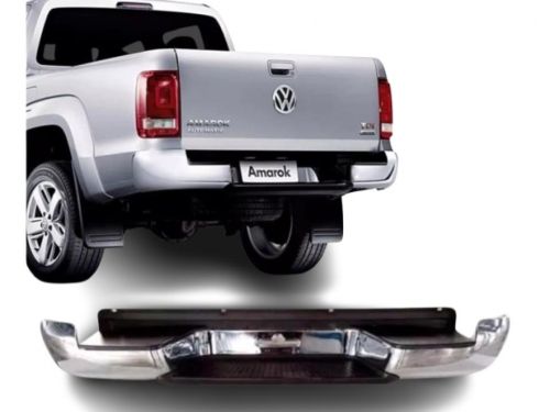 Paragolpes Trasero En Negro P/ Volkswagen Amarok 2010 / 2019