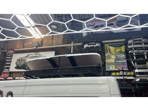 Baúl Porta Valija Maletero De Techo 650 Litros En Negro