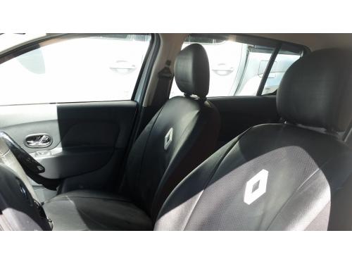  QERFSD Fundas de asiento de coche personalizadas compatibles  con Dacia Duster Sandero Stepway impermeable de piel sintética de 5 asientos,  antideslizante, resistente al desgaste, fácil de limpiar todas las  estaciones generales 