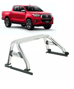 Barra Antivuelco Cromada Toyota Hilux Revo 2016 Al 2025